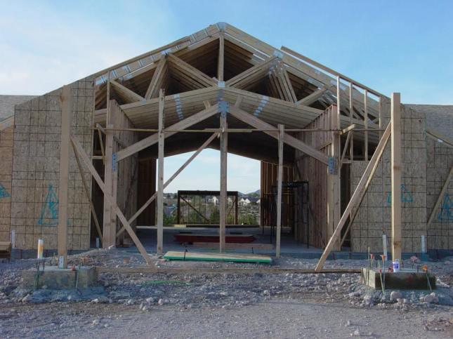 New Song Building prior to completion