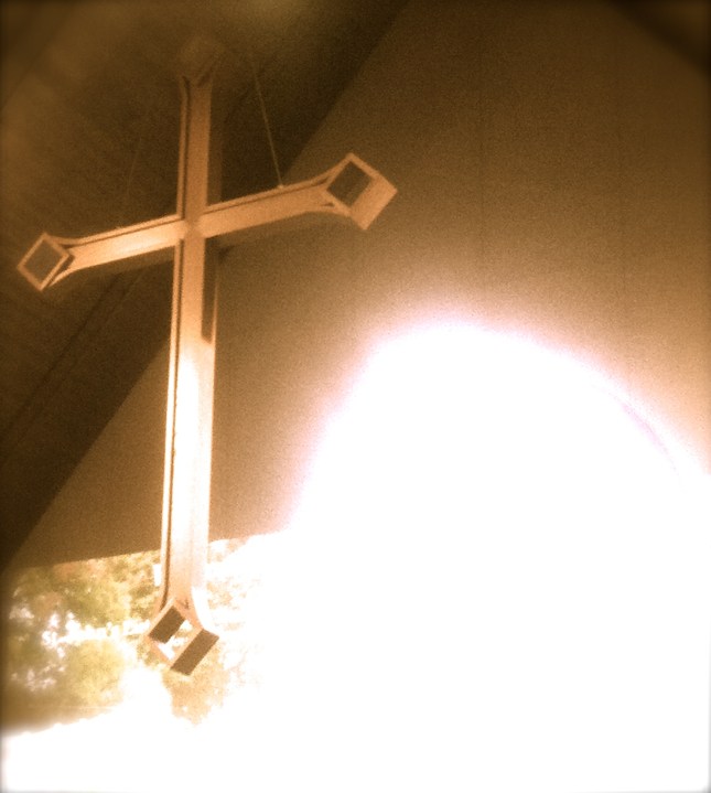 Cross at St. John's Lutheran Church in Mounds, Minnesota